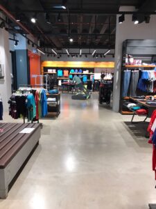 Fashion store showcasing trendy garments