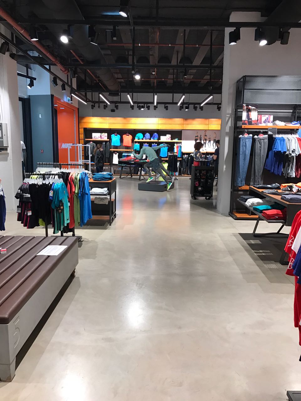 Fashion store showcasing trendy garments