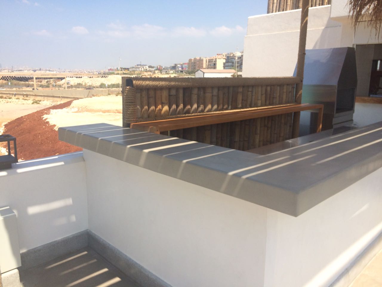 Urban landscape from rooftop