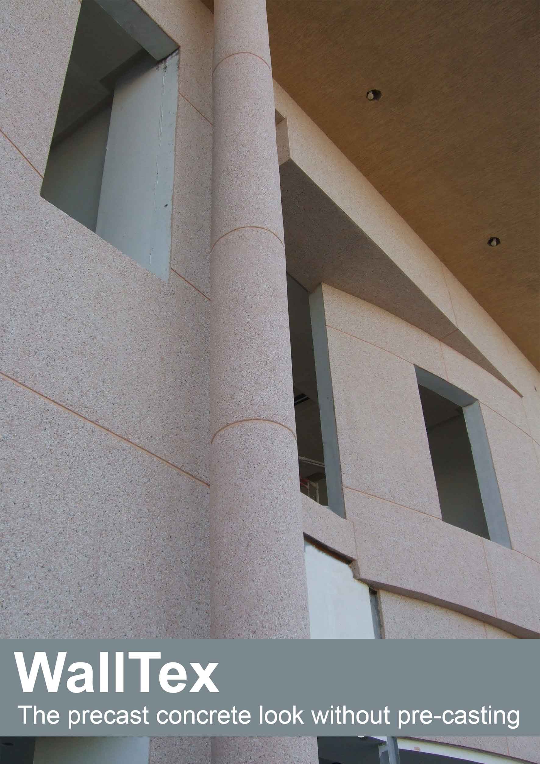 WallTex exterior wall with concrete texture