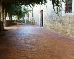 Decorative concrete by TopCrete — AIS Tripoli 1, Lebanon